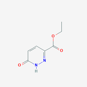 Chemical structure of Ethyl 6-hydroxypyridazine-3-carboxylate