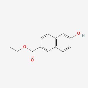 Chemical structure of Ethyl 6-hydroxy-2-naphthoate