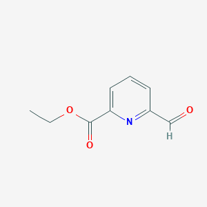 Chemical structure of Ethyl 6-formylpicolinate