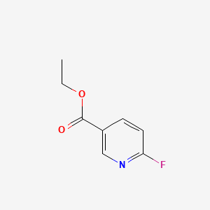 Chemical structure of Ethyl 6-Fluoro-Nicotinate
