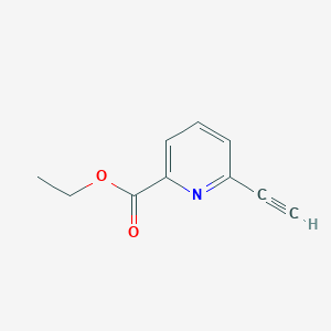 Chemical structure of Ethyl 6-ethynylpicolinate