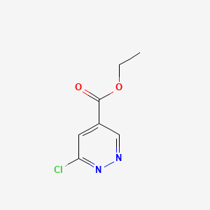 Chemical structure of Ethyl 6-chloropyridazine-4-carboxylate