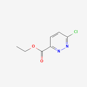 Chemical structure of Ethyl 6-chloro-3-pyridazinecarboxylate