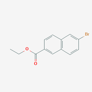 Chemical structure of Ethyl 6-bromo-2-naphthoate
