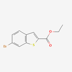 Chemical structure of Ethyl 6-bromo-1-benzothiophene-2-carboxylate