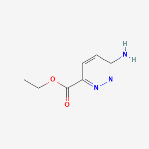 Chemical structure of Ethyl 6-aminopyridazine-3-carboxylate