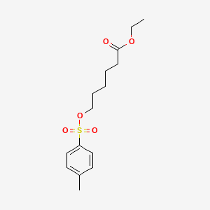 Chemical structure of Ethyl 6-(tosyloxy)hexanoate