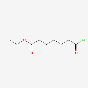 Chemical structure of Ethyl 6-(Chloroformyl)hexanoate
