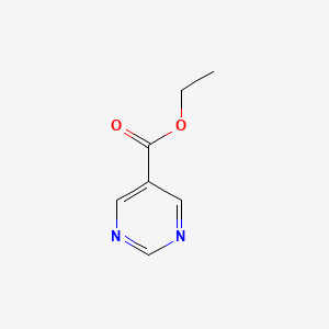 Chemical structure of Ethyl 5-Pyrimidinecarboxylate