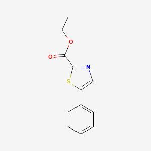 Chemical structure of Ethyl 5-phenylthiazole-2-carboxylate