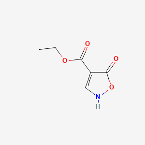 Chemical structure of Ethyl 5-hydroxy-1,2-oxazole-4-carboxylate