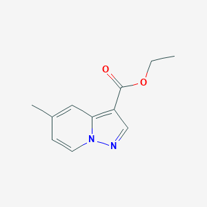 Chemical structure of Ethyl 5-methylpyrazolo[1,5-a]pyridine-3-carboxylate
