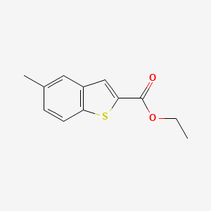 Chemical structure of Ethyl 5-methylbenzo[b]thiophene-2-carboxylate