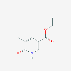 Chemical structure of Ethyl 5-methyl-6-oxo-1,6-dihydropyridine-3-carboxylate