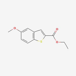 Chemical structure of Ethyl 5-methoxybenzo[b]thiophene-2-carboxylate