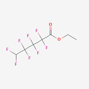 Chemical structure of Ethyl 5H-Octafluorovalerate