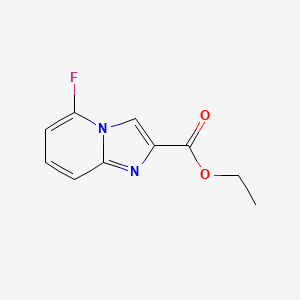 Chemical structure of Ethyl 5-fluoroimidazo[1,2-a]pyridine-2-carboxylate