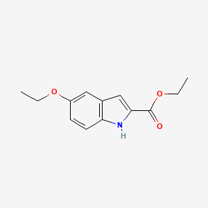 Chemical structure of Ethyl 5-ethoxy-1H-indole-2-carboxylate