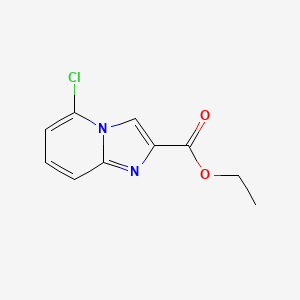Chemical structure of Ethyl 5-Chloroimidazo[1,2-A]Pyridine-2-Carboxylate