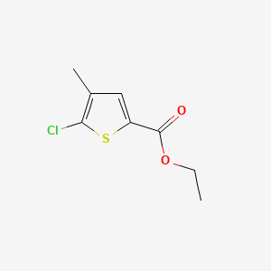 Chemical structure of Ethyl 5-chloro-4-methylthiophene-2-carboxylate