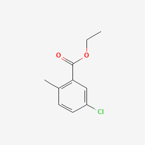Chemical structure of Ethyl 5-chloro-2-methylbenzoate