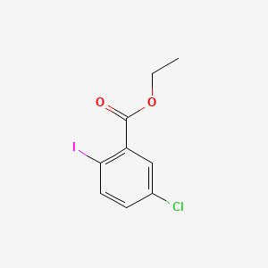 Chemical structure of Ethyl 5-chloro-2-iodobenzoate