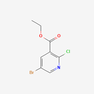 Chemical structure of Ethyl 5-bromo-2-chloronicotinate
