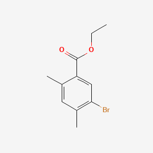 Chemical structure of Ethyl 5-bromo-2,4-dimethylbenzoate
