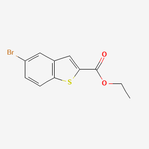 Chemical structure of Ethyl 5-bromo-1-benzothiophene-2-carboxylate