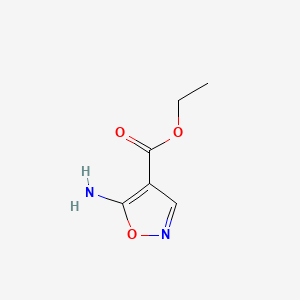 Chemical structure of Ethyl 5-Amino-4-isoxazolecarboxylate