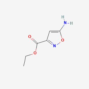 Chemical structure of Ethyl 5-amino-1,2-oxazole-3-carboxylate