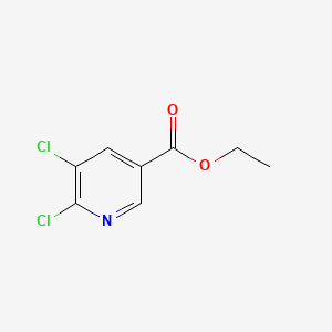 Chemical structure of Ethyl 5,6-Dichloronicotinate