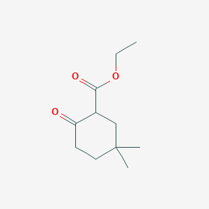 Chemical structure of Ethyl 5,5-Dimethyl-2-oxocyclohexanecarboxylate