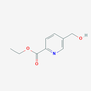 Chemical structure of Ethyl 5-(hydroxymethyl)picolinate