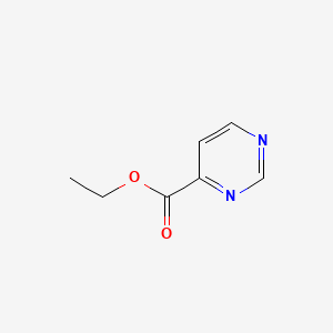 Chemical structure of Ethyl 4-Pyrimidinecarboxylate
