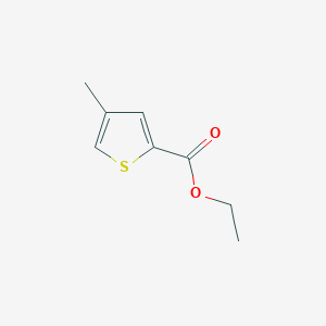 Chemical structure of ethyl 4-methylthiophene-2-carboxylate