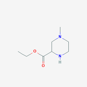Chemical structure of Ethyl 4-Methylpiperazine-2-carboxylate