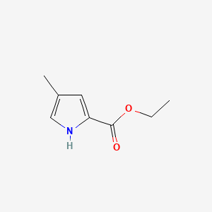 Chemical structure of Ethyl 4-Methyl-2-pyrrolecarboxylate