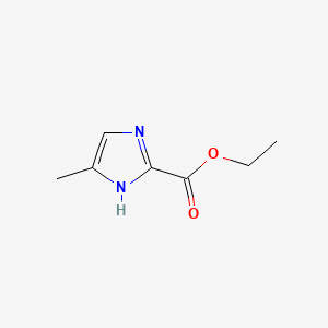 Chemical structure of Ethyl 4-methyl-1H-imidazole-2-carboxylate