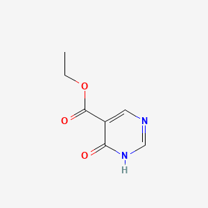Chemical structure of Ethyl 4-hydroxypyrimidine-5-carboxylate