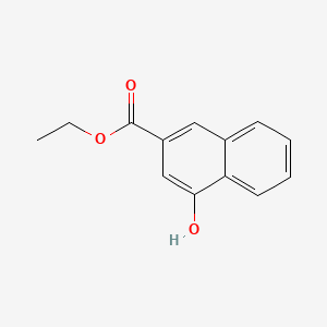 Chemical structure of Ethyl 4-hydroxy-2-naphthoate