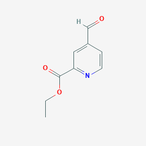 Chemical structure of Ethyl 4-formylpicolinate