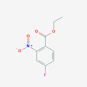 Chemical structure of Ethyl 4-Fluoro-2-nitrobenzoate