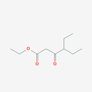 Chemical structure of Ethyl 4-ethyl-3-oxohexanoate