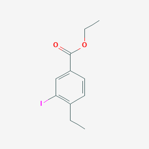 Chemical structure of Ethyl 4-ethyl-3-iodobenzoate