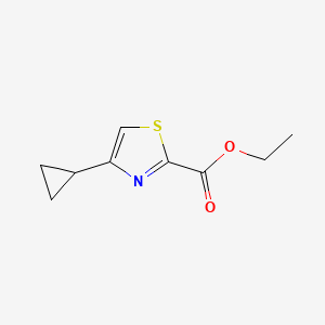 Chemical structure of Ethyl 4-Cyclopropylthiazole-2-carboxylate