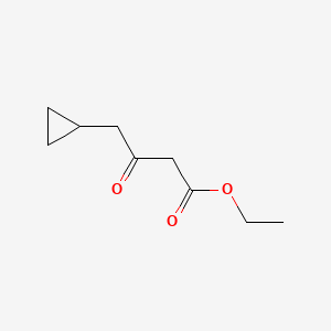 Chemical structure of Ethyl 4-cyclopropyl-3-oxobutanoate