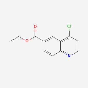 Chemical structure of Ethyl 4-chloroquinoline-6-carboxylate