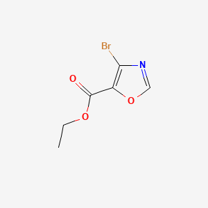 Chemical structure of Ethyl 4-bromooxazole-5-carboxylate