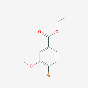 Chemical structure of Ethyl 4-bromo-3-methoxybenzoate